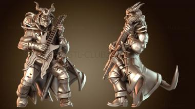 3D модель Тифлинг-бард нохат (STL)