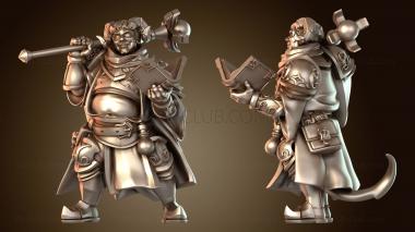 3D модель Тифлинг-священник (STL)