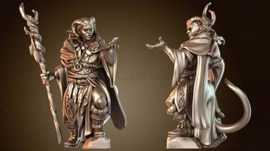 3D модель Тифлинг-друид (STL)