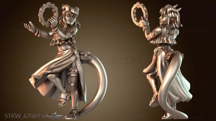 Тифлинг-женщина-бард