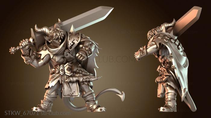 Military Тифлинг-женщина-бард сияющая