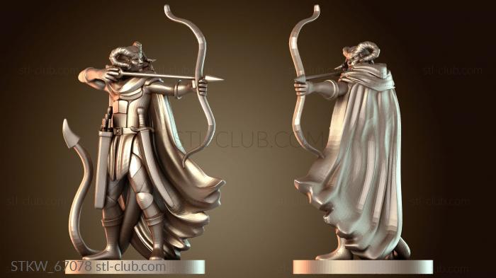 Military Тифлинг-мужчина-рейнджер