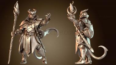 3D модель Тифлинг Чернокнижник Тьма (STL)