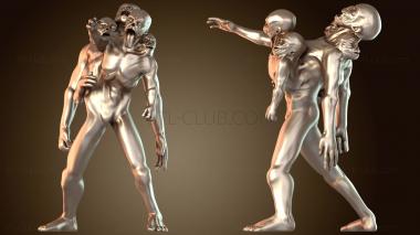 3D модель Зверь уровня Многоликий Агрессивный (STL)