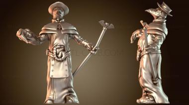 3D модель Уровень Поражённый Чумной Доктор Агрессивный (STL)