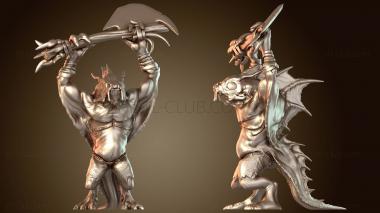 3D модель Атака рыболюдей уровня (STL)