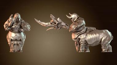3D модель Атака носорогов уровня Tier (STL)