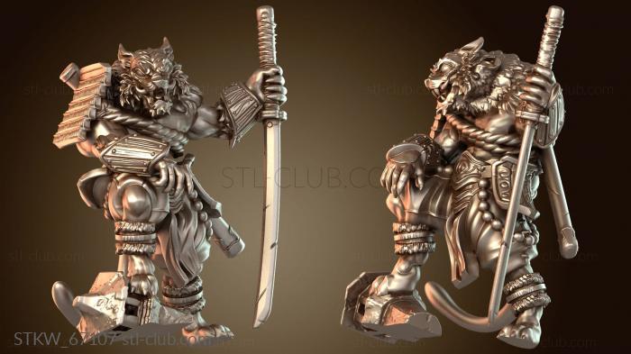 Military Самурай из племени тигров