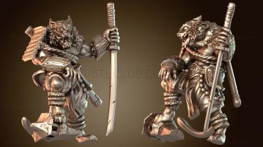 3D модель Самурай из племени тигров (STL)