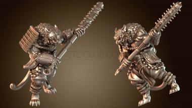 3D модель Атака самураев из племени тигров (STL)