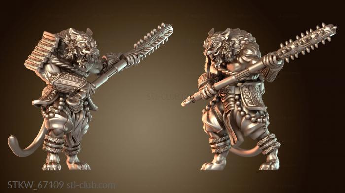 Military Свирепая атака самураев из племени тигров