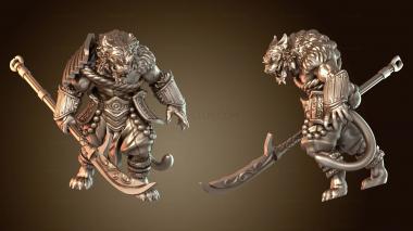 3D модель Копье самурая из племени тигров (STL)