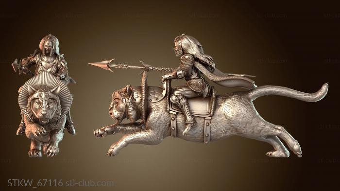 Military Свирепый наездник тигра