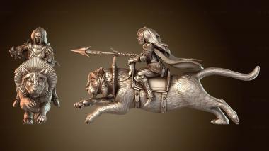 3D модель Свирепый наездник тигра (STL)