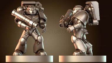 3D модель Маленький Ракетный Парень Загружается (STL)