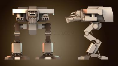 3D модель Сборка шаблона Люциуса для Titan Warhound Addon (STL)