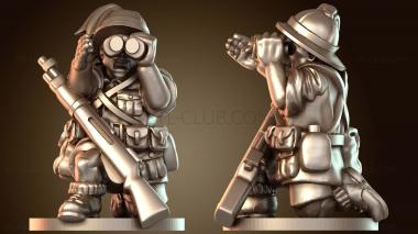 3D модель В ад, помощник артиллериста армии Италии (STL)