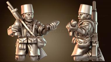 3D модель В ад WW Африка Сенегальский помощник (STL)