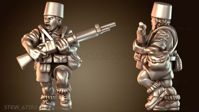 Military В ад, во Вторую мировую войну, Африка, сенегальский стрелок