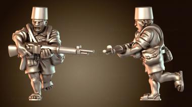 3D модель В ад, в Африку, в Сенегальский стрелок-ветеран (STL)