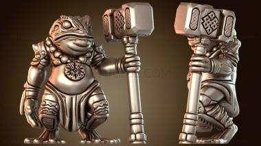 3D модель Жаба Храбрая (STL)