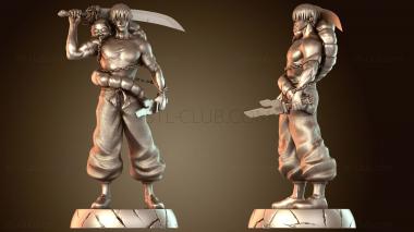 3D модель Тодзи Фусигуро (STL)