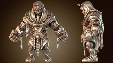 3D модель Древняя мумия из Tomb Riders (STL)