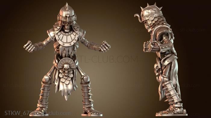 Military Скелет Древнего из Гробниц