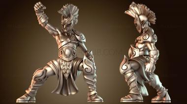 3D модель Метатель факелов Хулио высвободил силу (STL)