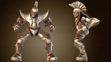 3D модель Шлем линейного игрока Torchlight Junio, несокрушимый воин (STL)