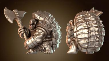 3D модель Тортл Варвар (STL)