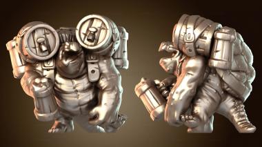 3D модель Тортл Бармен (STL)