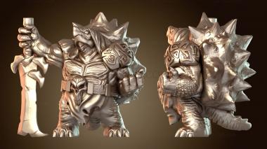 3D модель Рыцарь смерти Тортла (STL)