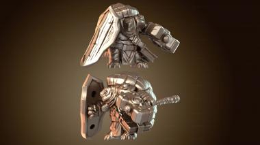 3D модель Тортл Святой Воин (STL)