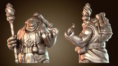 3D модель Тортл-волшебник, наделенный силой (STL)