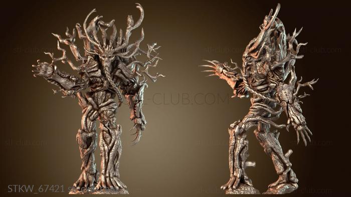 Military Древесные люди идут