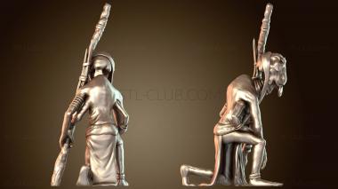 3D модель Статуя инопланетянина племени (STL)