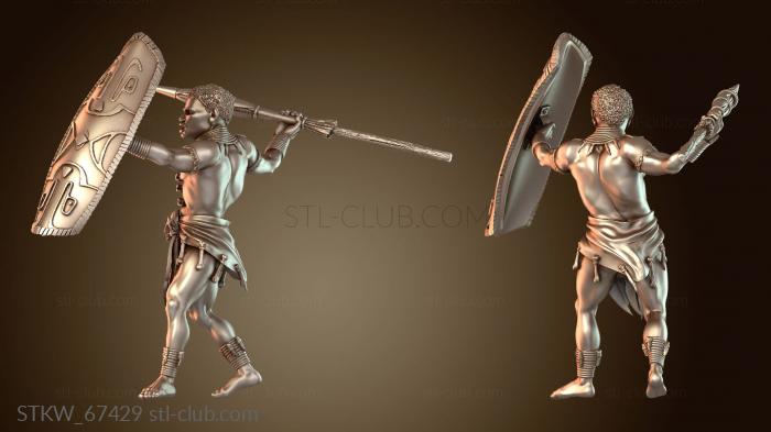 Храбрый воин племени