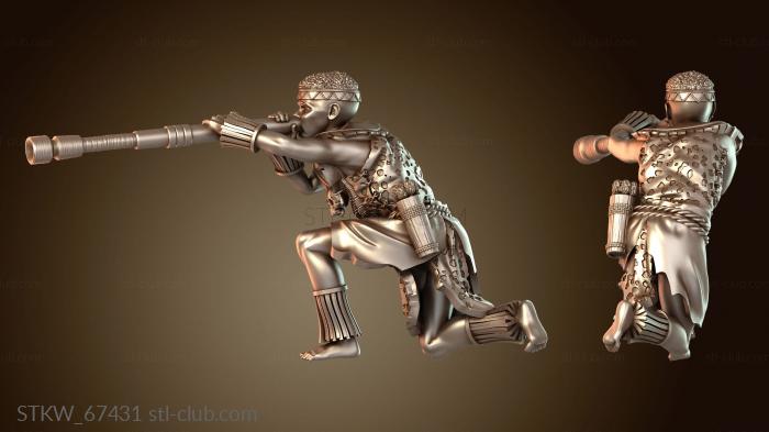 Свирепый племенной воин