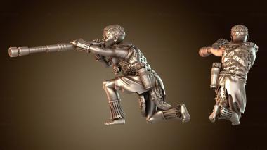 3D модель Свирепый племенной воин (STL)