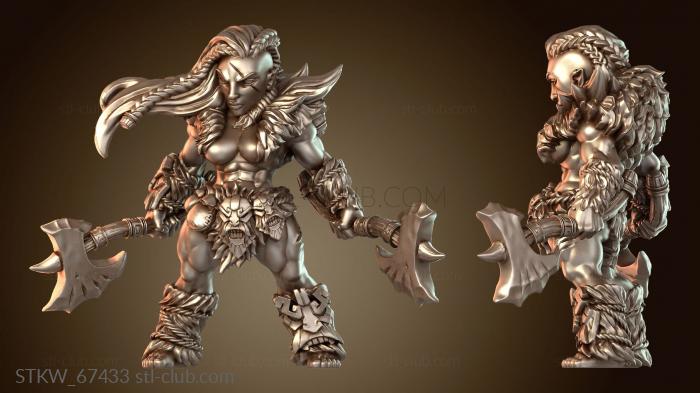 Героиня-берсерк-гном племен