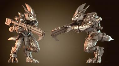 3D модель Трицератопс Геккон (STL)