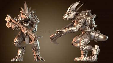 3D модель Трицератопс Геккон Бронированный (STL)