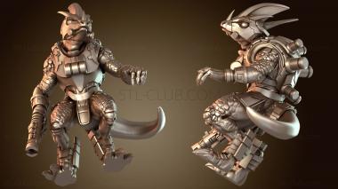 3D модель Трицератопс Геккон Кочевой (STL)