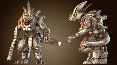 3D модель Трицератопс Геккон Закаленный (STL)