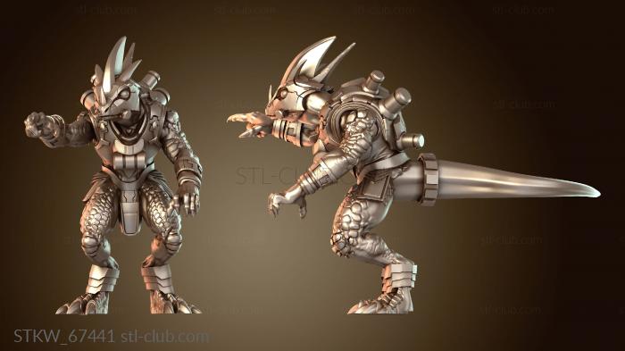 Military Трицератопс Гекко Джаггернаут