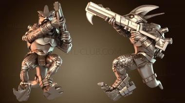 3D модель Трицератопс Гекко Аутленд (STL)