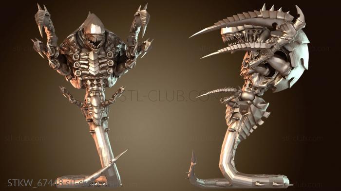 Military Тройная роющая инопланетная рука-тригон