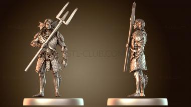 3D модель Тритон Воин (STL)