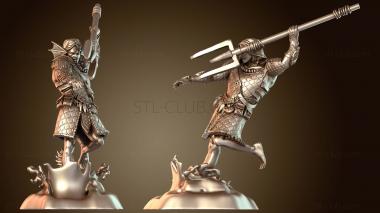 3D модель Закаленный воин Тритон (STL)